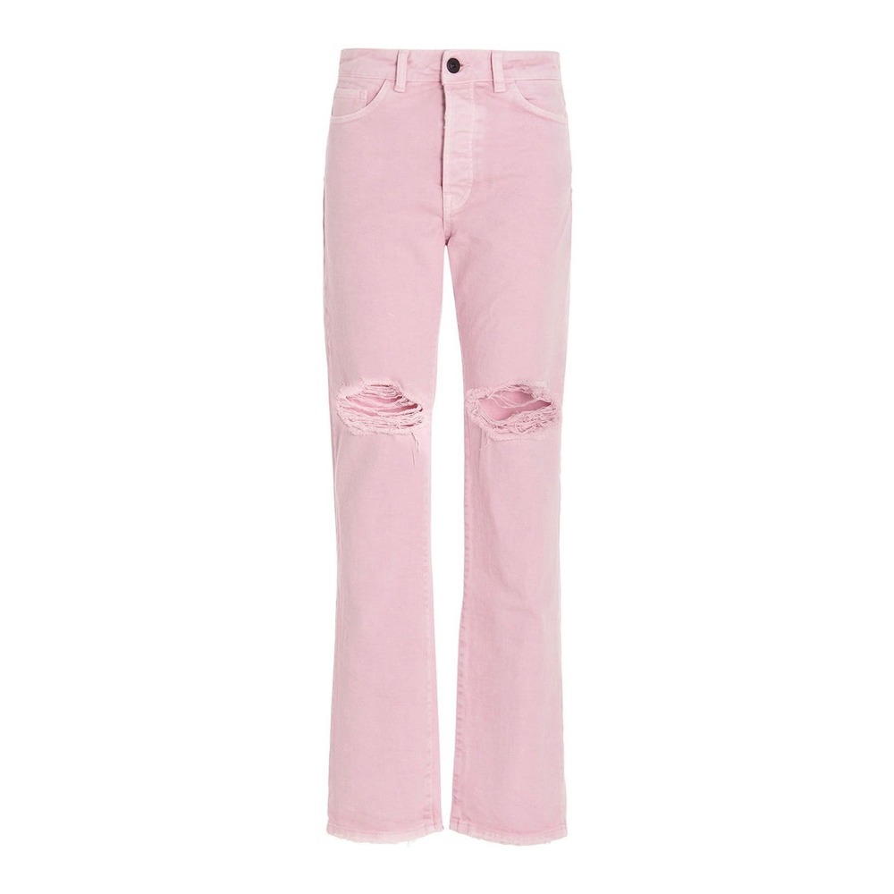 3x1 Pastel Pink Sabina Distressed Denim Jeans - 26W - NWT